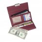 Women's Multi-Card Faux Leather Wallet Credit Card Safe Holder/Case