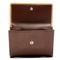 Leather Wallet Latest Credit Card Safe Holder/Case/Protector Brown Top Quality