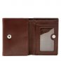 Leather Wallet Latest Credit Card Safe Holder/Case/Protector Brown Top Quality