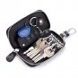 Leather Key Organizer Case Card Case by Harukokoro, Key Holder Wallet Pouch Zipp