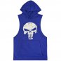 Mens Skull Print Stringer Bodybuilding Gym Tank Tops Workout Fitness Vest Medium