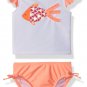 Crazy 8 Toddler Girls' Fish Rashguard Set, Multi, 6-12 Mo