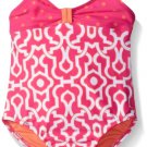 Tommy Bahama Little Girls' Toddler One Piece Halter Swimsuit, Pink, 2T