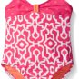 Tommy Bahama Little Girls' Toddler One Piece Halter Swimsuit, Pink, 2T