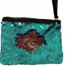 Menglihua Magic Reversible Mermaid Sequins Wallet Card Coin Phone Holder Gift Ha