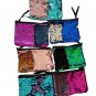Menglihua Magic Reversible Mermaid Sequins Wallet Card Coin Phone Holder Gift Ha