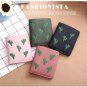 Women Wallet Cactus Leather Credit Card Safe Holder/Case/Protector Brow