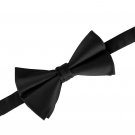 HDE Mens Premium Big and Tall Pre-Tied Bow Tie XL Adjustable Satin Bowtie for Tu