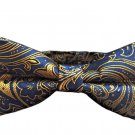 Men's Feather Bow Tie Adjustable Neck Cravat Copper Luxury Collection wedding