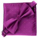 Flairs New York Little Gentleman's Kids Bow Tie (Orchid Purple [Glitter Dots])