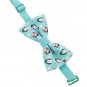 Bow Tie House Penguin pattern bow tie aquamarine pre-tied shape for any gender a