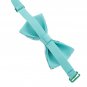 Bow Tie House Penguin pattern bow tie aquamarine pre-tied shape for any gender a