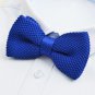 Men's Knit Bow Tie Pre-Tied Adjustable Necktie Fashion Accessory, Royal Blue