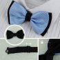 DBE3F07 Romance Formal Wear Black Cornflower Blue Checkered Beige White Thank Yo