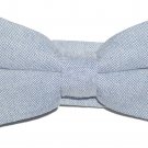 Flairs New York Gentleman's Chambray Bow Tie (Baby Blue)