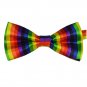Silk Finish Fashion Bow Tie. Pre-tied Elastic Dicky for Weddings (Blue White C