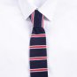 HDE Skinny Knit Vintage Tie Men's Smart Casual Mult-Color 2" Slim Square Necktie