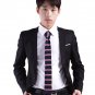 HDE Skinny Knit Vintage Tie Men's Smart Casual Mult-Color 2" Slim Square Necktie