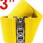 LUNA Fashion 3 Inch Elastic Cinch Belt - Solid - Yellow