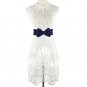 Bow Belt, Acecharming Women's Fashion Chiffon Bow-knot Style Elastic Wide Waist