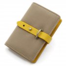 DEEZOMO Leather Unisex Credit Card Holder with 26 Card Slots - Book Style - Size