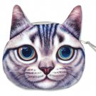 Pink Universe Cute Fun Family Pets Print Mini Wallet Card Holder Coin Purse (Sco