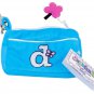 Plush Zippered Coin Purse - Embroidered Monogram - "d&acirc;�� Sky Blue, Adorable Pres