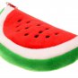Bronze Times (TM)Womens Lovely Fuzzy 3D Cartoon Fruit Mini Pouch Coin Purse (Red