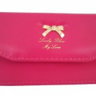 Fashion Lady Women Clutch Leather Long Wallet Card Holder Purse Handbag Bag (Pin