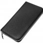 NapaWalli Womens Luxuary Genuine Leather Clutch Wallets Purses With Carbon Fiber