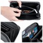 NapaWalli Womens Luxuary Genuine Leather Clutch Wallets Purses With Carbon Fiber
