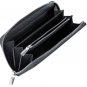 NapaWalli Womens Luxuary Genuine Leather Clutch Wallets Purses With Carbon Fiber