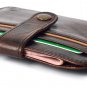 Wallet Card Holder Small Elegant Convenient Pocket Genuine Leather Stylish Thin