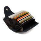 Genuine Leather Credit Card Holder - Slim Flat Thin organ Wallet Money Clip for