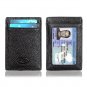 Aprince Genuine Leather Slim Card Case Wallet - Compact ID Window Wallet Purse -