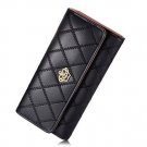 Leather Wallet Latest Credit Card Safe Holder/Case/Protector (Black)