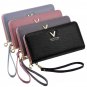 Women Long Clutch Leather Wallet Latest Credit Card Safe Holder/Case black