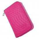 Blocking Leather Wallet Latest Credit Card Safe Holder/Case Peach red
