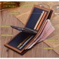 Men’s Bifold Wallet,Male Slim Wallets,Auker Western Vintage Style Short Hybrid