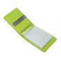 ECM09A04 Green Black Leadership Leather Wallet Stainless Steel Money Clip and 14