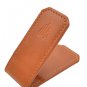 Magnetic Money Clip Leather Cash Holder for Men Slim Compact Money (PU Brown)