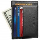Luxspire Front Pocket RFID Blocking Leather Slim Wallet, Money Clip, Credit Card