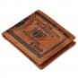 OURBAG Mens US $100 Dollar Bill Leather Bifold Card Holder Wallet Handbag Purse