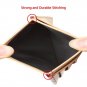 Wallets for Men Rfid Blocking Wallet Top Grain Cow Hide Leather Druable (Ivory T