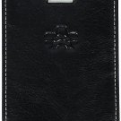 Angel Cola Metallic Leather Slim Bifold Money Clip Wallet Black