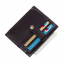Secure Sleeves Front Pocket Wallet Mini Unisex Credit Card Holder with Zipper an