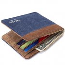 Pocket Wallet Bifold Slim Wallet for Men Money Clip ID Credit Card Wallet (Dark