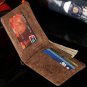 Pocket Wallet Bifold Slim Wallet for Men Money Clip ID Credit Card Wallet (Dark
