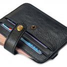 Mens Vintage Genuine Leather Slim Wallet Credit Card Holder Sleeve Case Pouch (B
