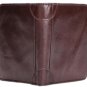 West Leathers Men's RFID Blocking Bifold Slim Full Grain Leather Leather Wallets